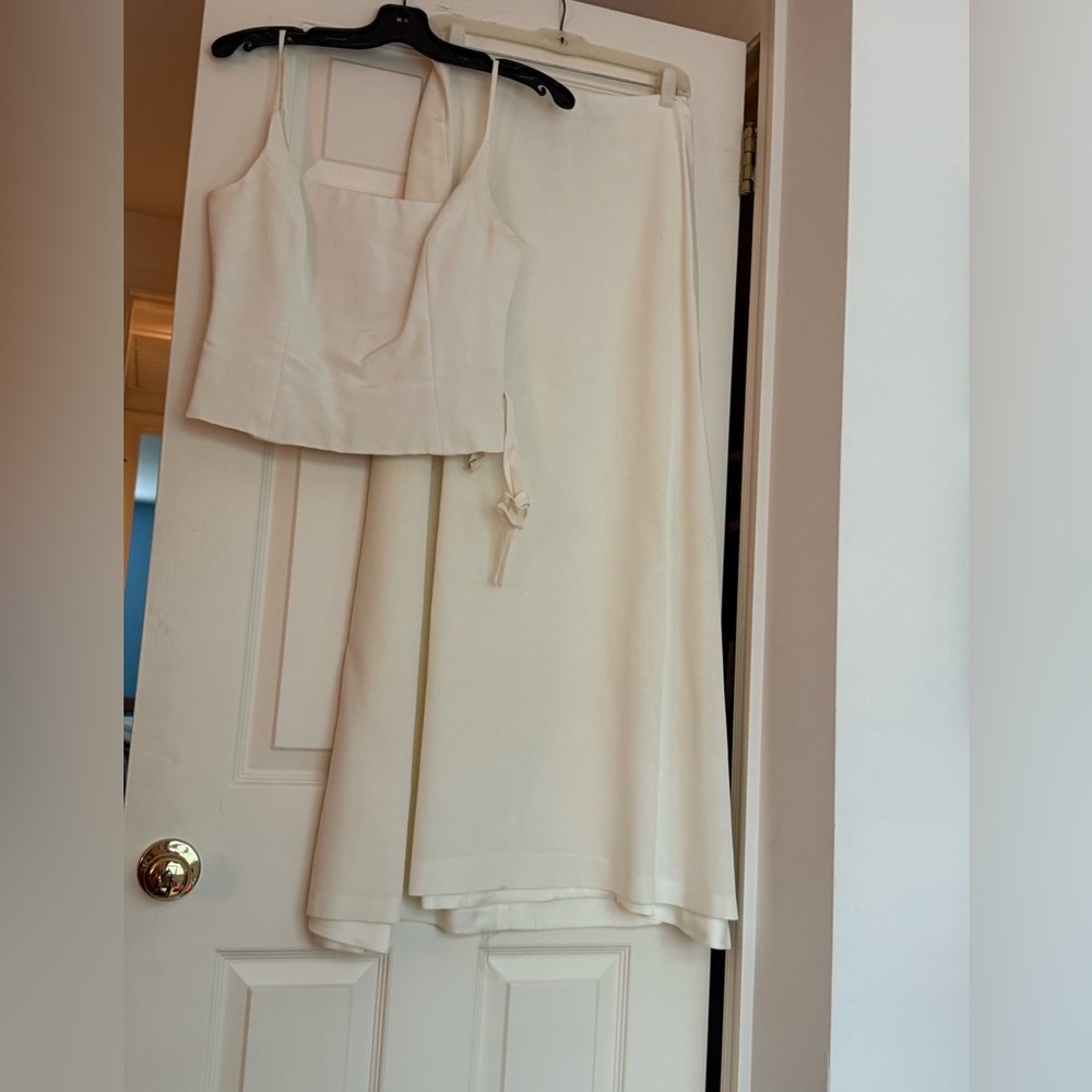 After Six Cream Two Piece Ensemble